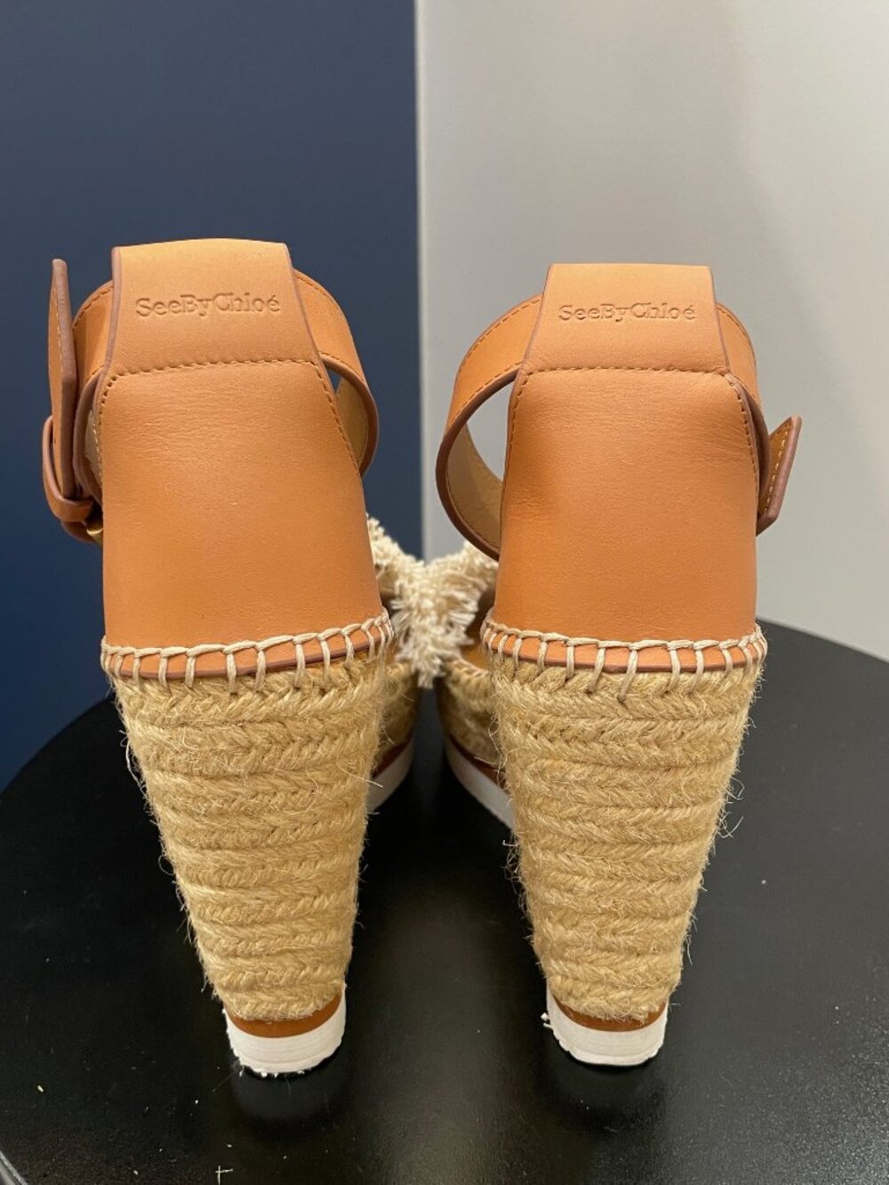 See by Chloé Glyn Espadrille Platform Wedges | Size 6 | Excellent - Picture 4 of 7